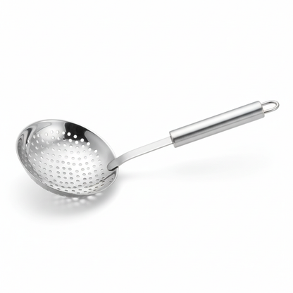 Écumoire Inox Professionnelle 304 fond blanc