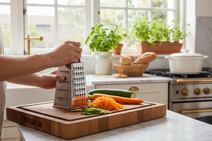 Râpe inox multifonction lifestyle cuisine